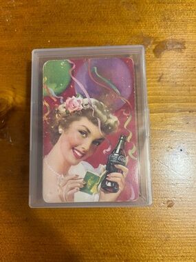 Vintage 1951 “Girl At The Party” Coca Cola Playing Cards